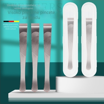 Pinceta za obrve visoke preciznosti, od nehrđajućeg čelika 430, višenamjenske kliješta