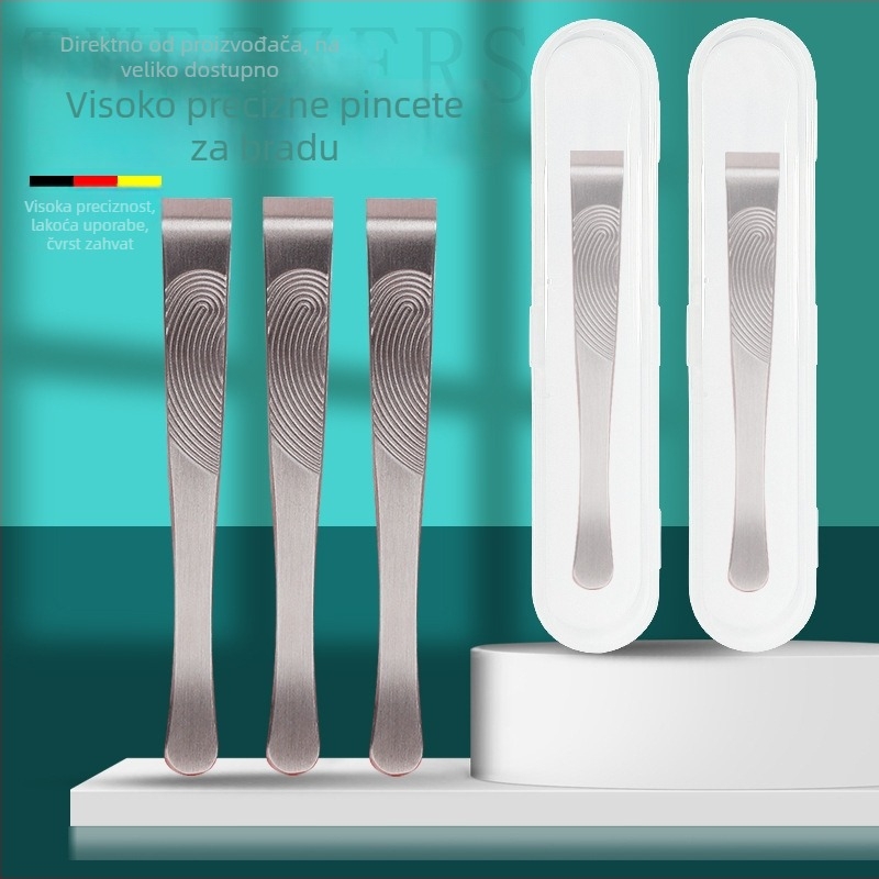 Pinceta za obrve visoke preciznosti, od nehrđajućeg čelika 430, višenamjenske kliješta