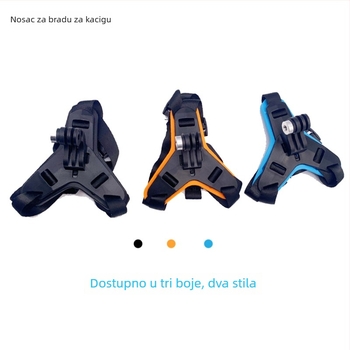 GoPro HERO10 sportska kamera – držač za bradu na kacigi sa remenom i kopčama (Brend: Other; Logotip: Ne; Uvoz: Ne; Varijante remena; Varijante kopče)