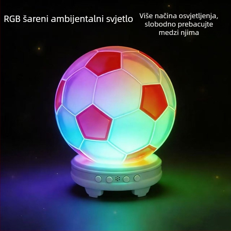 Bluetooth zvučnik s atmosferskim svjetlom, izlaz 5W, ugrađena baterija 1200–2000mAh, 360° surround zvuk