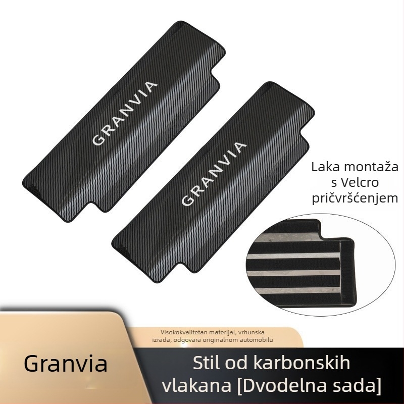 Panel za zaštitu stražnjeg dijela sjedala za Toyota Sienna/Granvia — nehrđajući čelik, marke Chi Weng, model 1