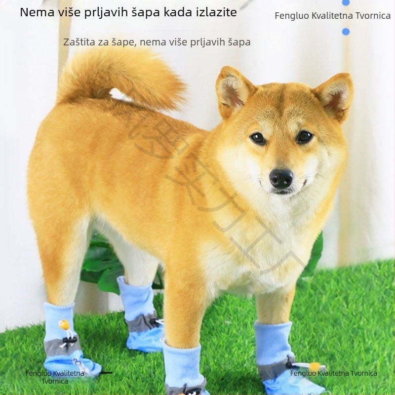 Psi kišne čizme – vodootporne gumene navlake za šape, održavaju toplinu, univerzalna prilagodba