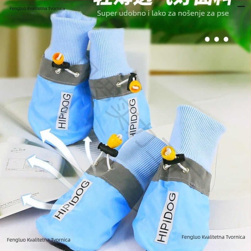 Psi kišne čizme – vodootporne gumene navlake za šape, održavaju toplinu, univerzalna prilagodba