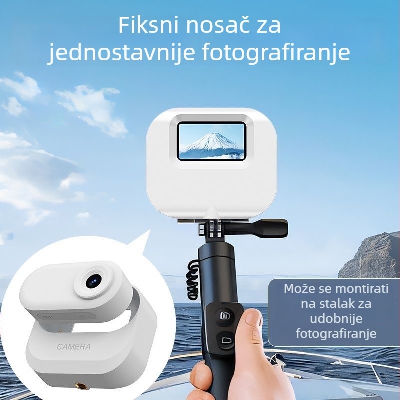 Sportska kamera za prst s magnetskim punjenjem, HD zapis tijekom vožnje, spremanje na TF kartici, 1-inčni LCD zaslon