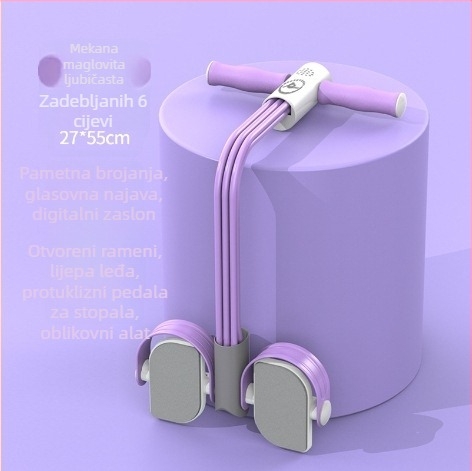 Uređaj za pomoć pri sklekovima s pedalnim naprezanjem i funkcijom brojanja, sustav šest užadi za kućnu upotrebu