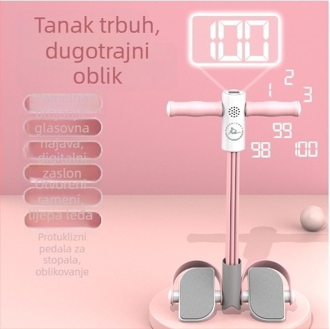 Uređaj za pomoć pri sklekovima s pedalnim naprezanjem i funkcijom brojanja, sustav šest užadi za kućnu upotrebu