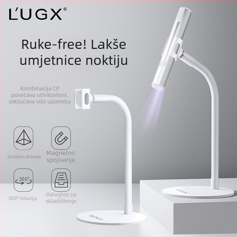 Stalak za lampu za sušenje noktiju – ručni, pravokutni, višefunkcionalni, prijenosni