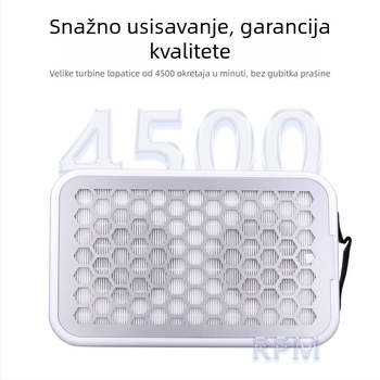 Kolektor prašine za manikuru, ultra tanak, tih, s dvostrukim kotačima i snažnim usisom, nehrđajući čelik, 1012 g