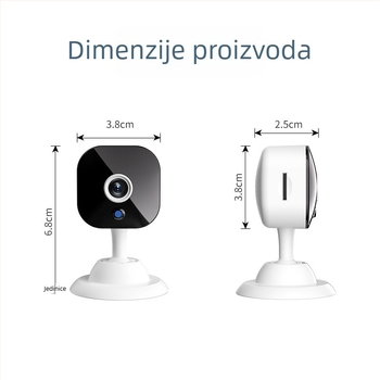 K5 Mini kućna Wi‑Fi kamera za daljinsko praćenje: Video i fotografije, TF kartica, ≤1MP, ABS kućište, Trajanje baterije 0–1 h
