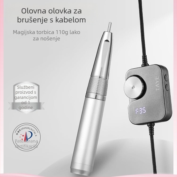 Električni pilnik za nokte u olovku – Marka: Her leaves; Domaća marka; Za opću uporabu; Nije uvezeno