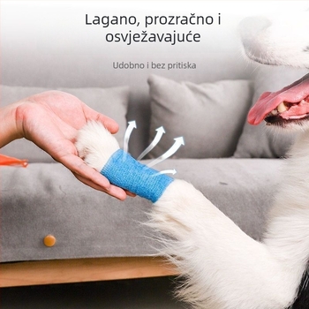 Cipele za pse za šetnju, samoljepljiva tkanina za šape, elastični zavoj, otporne na habanje