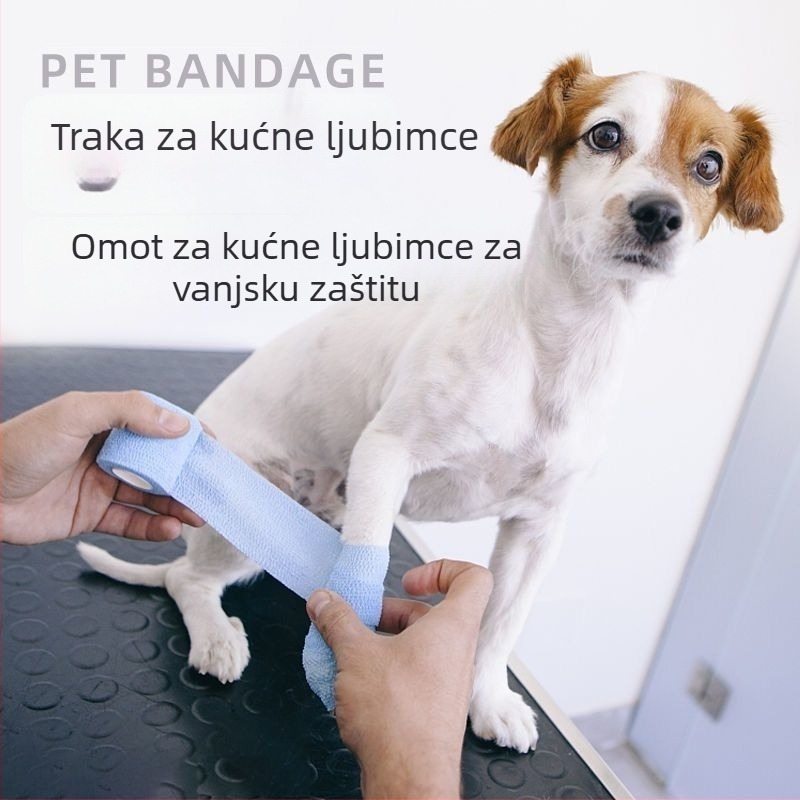 Cipele za pse za šetnju, samoljepljiva tkanina za šape, elastični zavoj, otporne na habanje