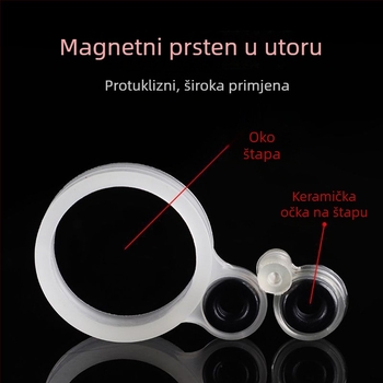 Set za modifikaciju štapa za pecanje s navijačem i prednjim kočnicom, vodilica prstena i špulom