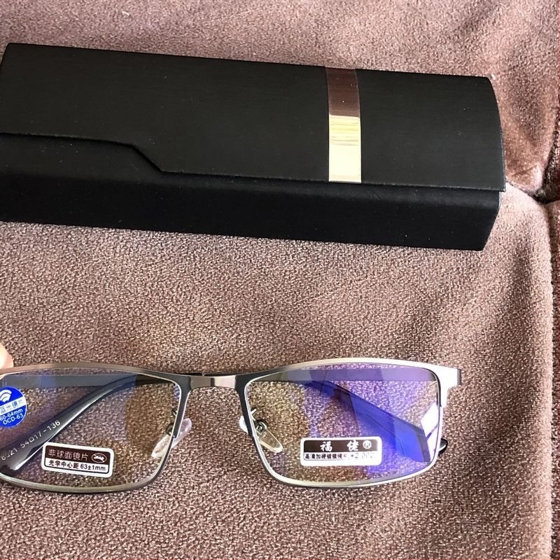 Novi naočale za čitanje s zaštitom od plavog svjetla, metalni okvir, unisex za starije osobe