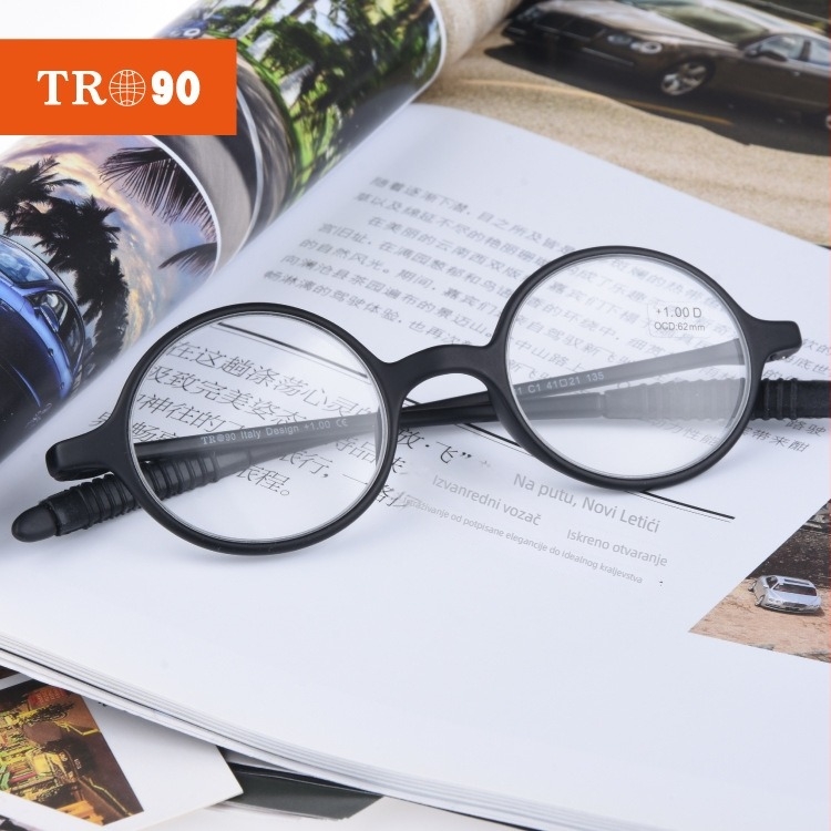 Naočale za čitanje (TR90, puni okvir, retro okrugli stil, unisex, model TR281)