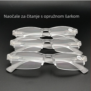 908 naočale za čitanje s opružnim ramenima, bez okvira, za prezbiopiju
