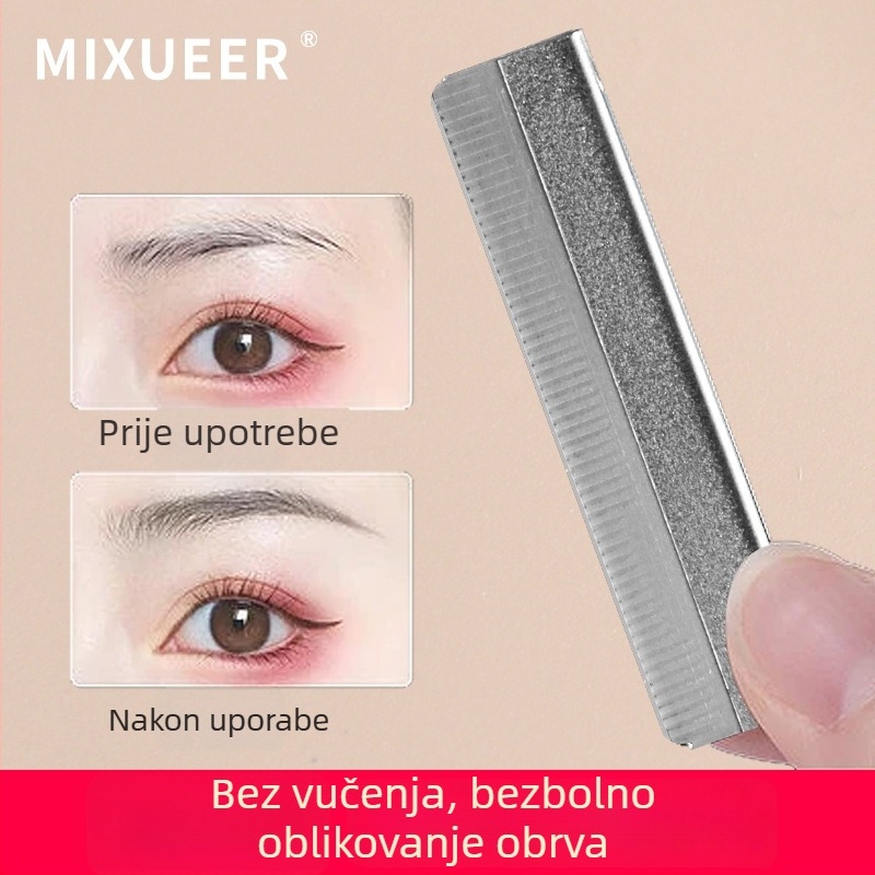 Michelle set noževa za obrve, 10 kom., nehrđajući čelik s anti-scratch oštricama, za žene i makeup umjetnike, porijeklo Zhejiang
