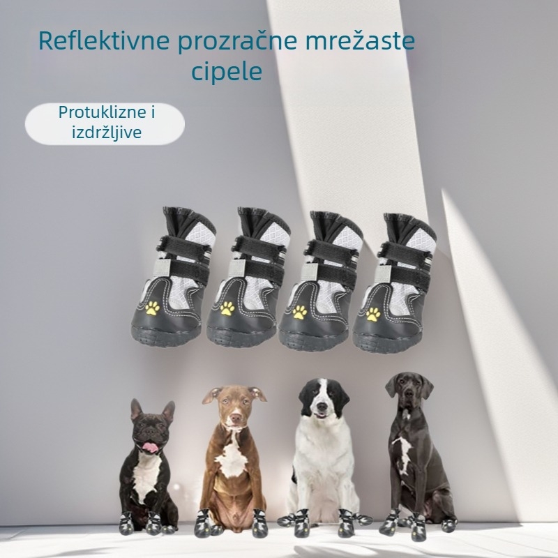 Vanjske tenisice za pse, poliester, protuklizne, otporne na habanje, ležerni stil, podrijetlo Guangdong