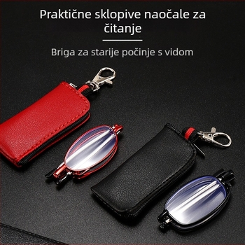 Nove naočale za presbiopiju s metalnim teleskopskim ramenima, zaštita od plavog svjetla, UV zaštita, unisex