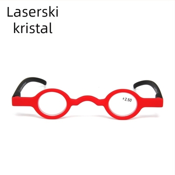 Kreativne male okrugle naočale za čitanje, mini okrugli okvir, retro dizajn za starije osobe