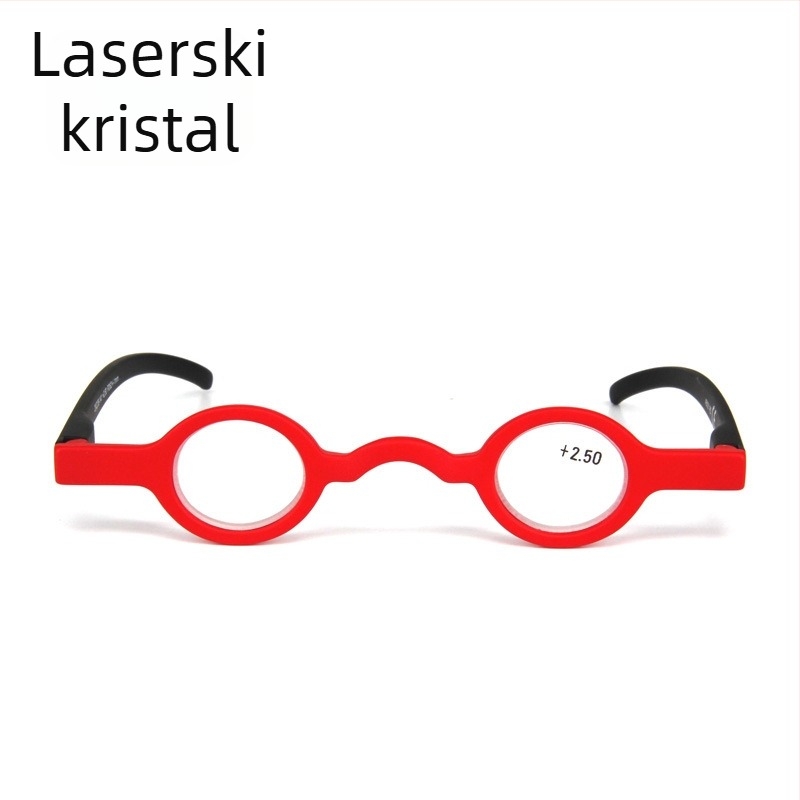 Kreativne male okrugle naočale za čitanje, mini okrugli okvir, retro dizajn za starije osobe