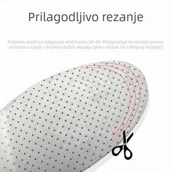 Unisex EVA ulošak za povećanje visine, diskretan, cijeli ili polu duljine, visina 2.3–4.3 cm, veličine 34–46