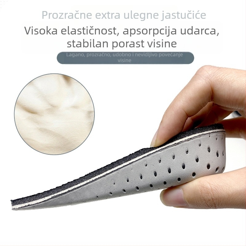Unisex EVA ulošak za povećanje visine, diskretan, cijeli ili polu duljine, visina 2.3–4.3 cm, veličine 34–46