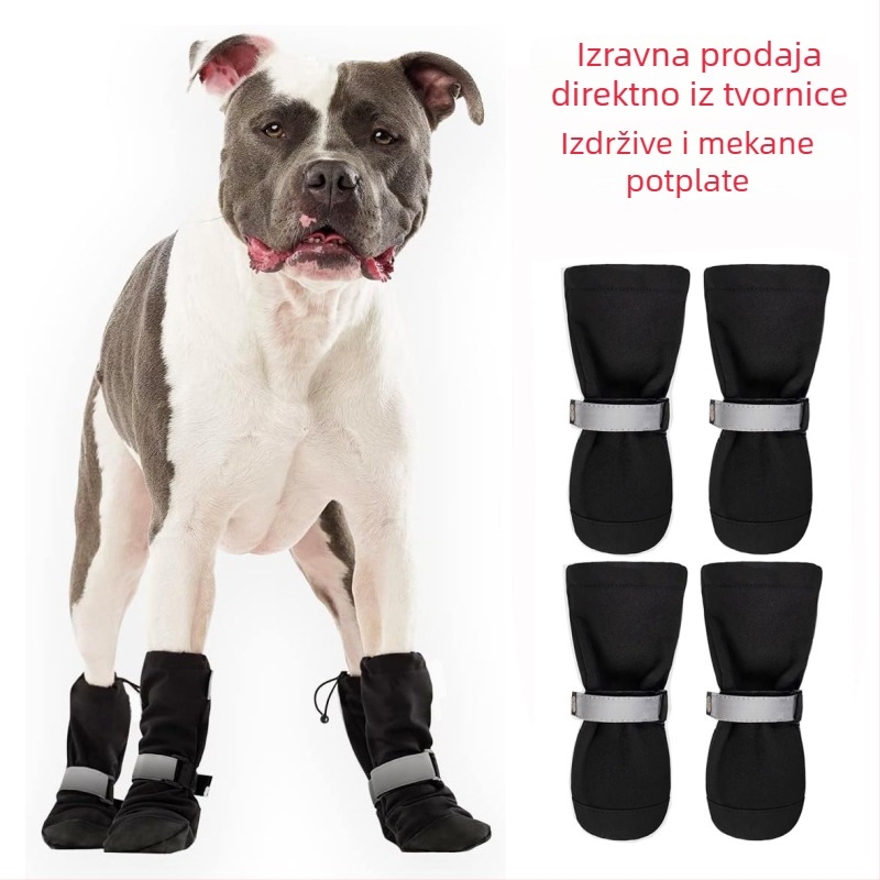 Cipele za pse – zimske s fleec vloškom, gumena podplat, elastične regulacije, protuklizne, otporne, LovitWear