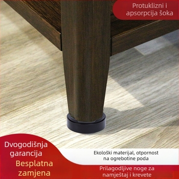 Podložak za nogu namještaja s podesivom visinom, protuklizna od sjajnog PP-a, injekcijsko oblikovanje, moderan stil