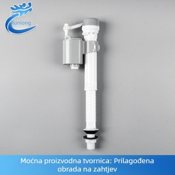 Ventil dovoda vode u spremniku WC-a – Materijal: inženjerske plastike; Ugradnja: vijčano pričvršćivanje; Stil: moderan minimalistički; Mogućnost prilagodbe na zahtjev