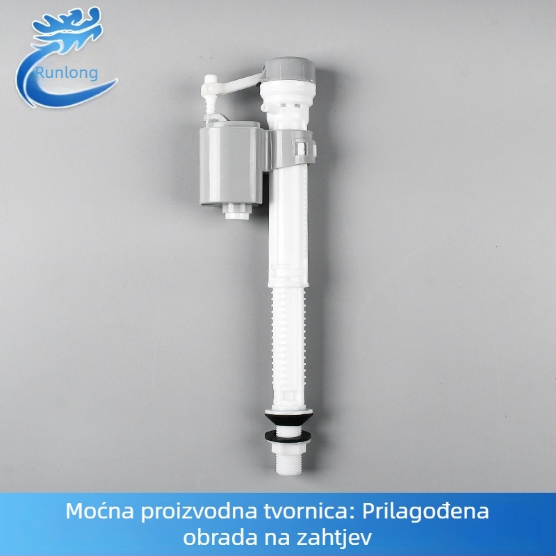Ventil dovoda vode u spremniku WC-a – Materijal: inženjerske plastike; Ugradnja: vijčano pričvršćivanje; Stil: moderan minimalistički; Mogućnost prilagodbe na zahtjev