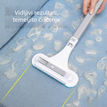 Ming tong plastična četka za uklanjanje dlaka kućnih ljubimaca, za mačke i pse, čisti dlake s namještaja i tepiha.