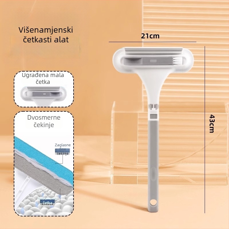 Ming tong plastična četka za uklanjanje dlaka kućnih ljubimaca, za mačke i pse, čisti dlake s namještaja i tepiha.