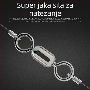 8-obročni spojnik za ribolov – nehrđajući čelik, marka A Little Red, podrijetlo Kina