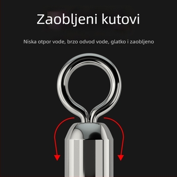 8-obročni spojnik za ribolov – nehrđajući čelik, marka A Little Red, podrijetlo Kina