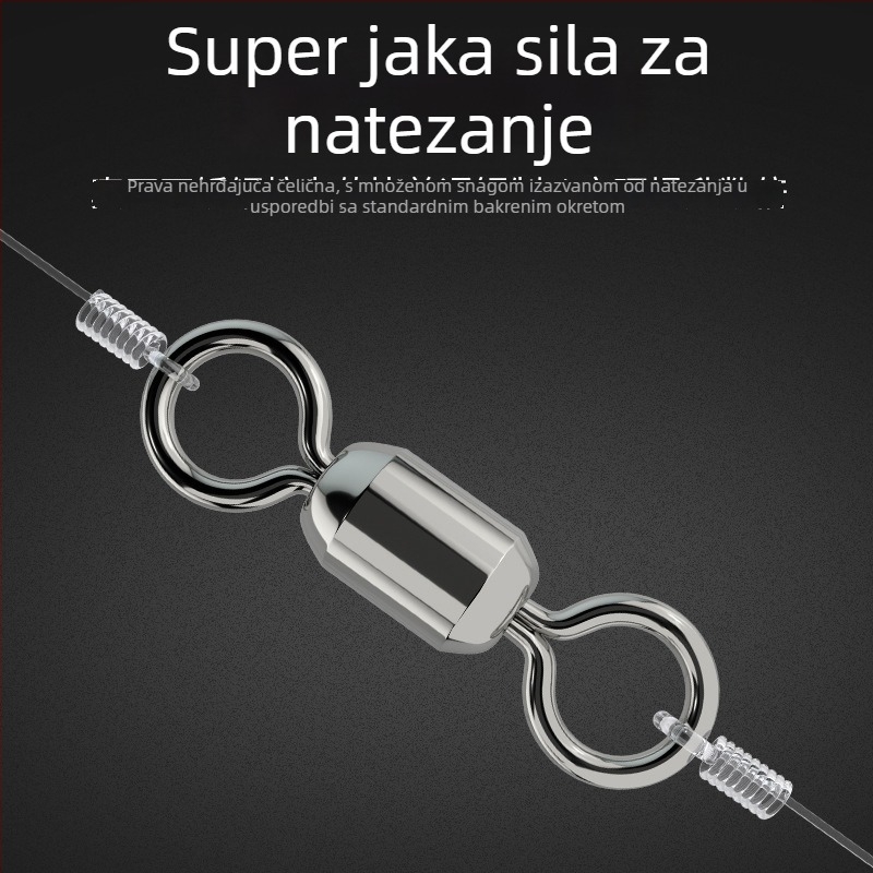 8-obročni spojnik za ribolov – nehrđajući čelik, marka A Little Red, podrijetlo Kina