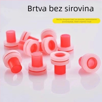 Silikonski brtvni prsten za 1/2-inčni kutni ventil slavine — bez navoja, podloška za brzu ugradnju