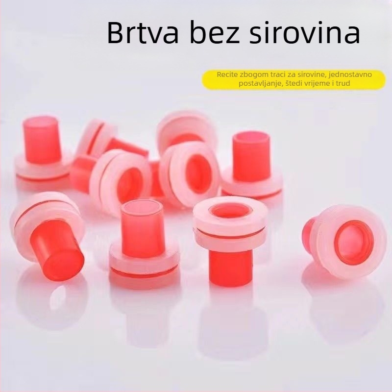 Silikonski brtvni prsten za 1/2-inčni kutni ventil slavine — bez navoja, podloška za brzu ugradnju