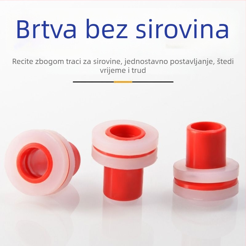 Silikonski brtvni prsten za 1/2-inčni kutni ventil slavine — bez navoja, podloška za brzu ugradnju