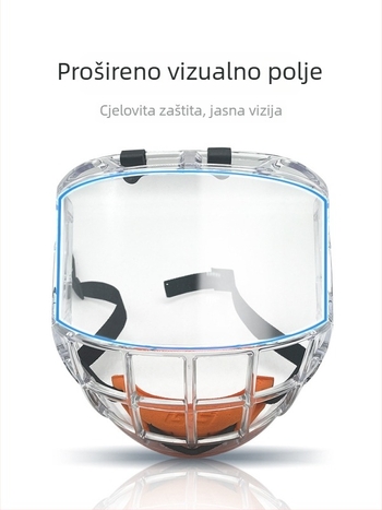 VPRO kaciga za hokej na ledu s maskom za lice, najlon, za odrasle, vanjski sportovi