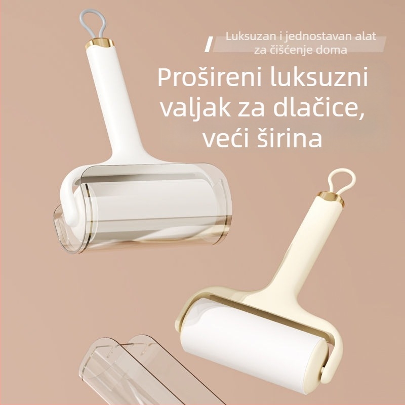 Rolka za uklanjanje dlaka s visokom lepljivošću, prijenosni kućni uklanjatelj dlaka, plastična konstrukcija