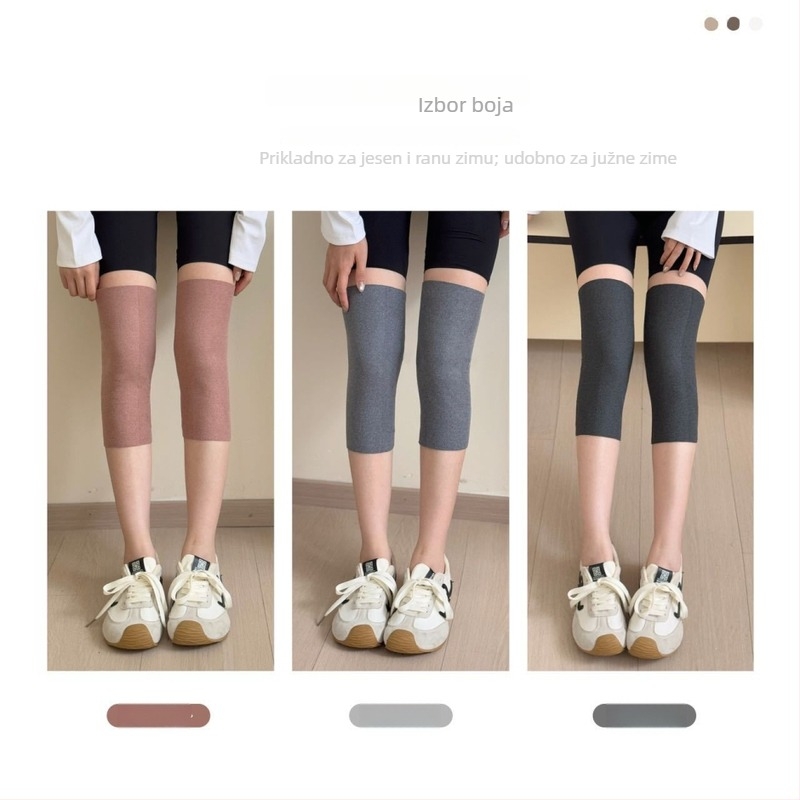 Compete Topla zaštita koljena za biciklizam, jesen-zima, podesivi Velcro zatvarač, za odrasle (Zima 2025)