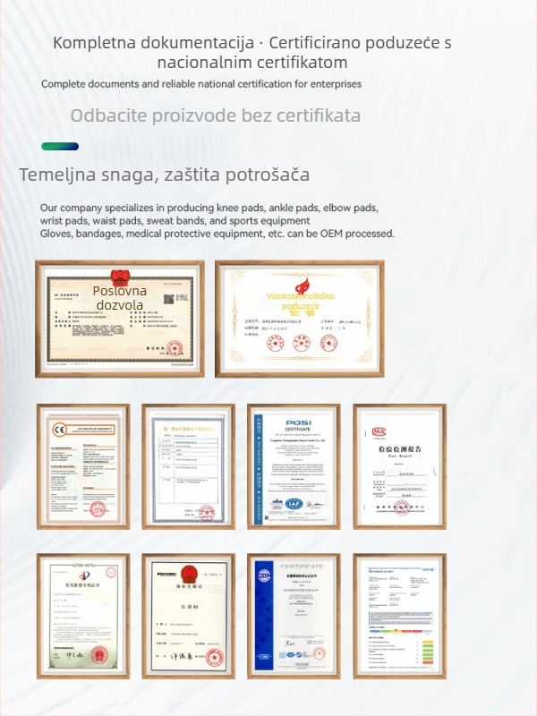 Sportska koljena zaštita s tri remena za badminton, trčanje i košarku, zaštita koljena, protiv sudara, prozračna za planinarenje na otvorenom