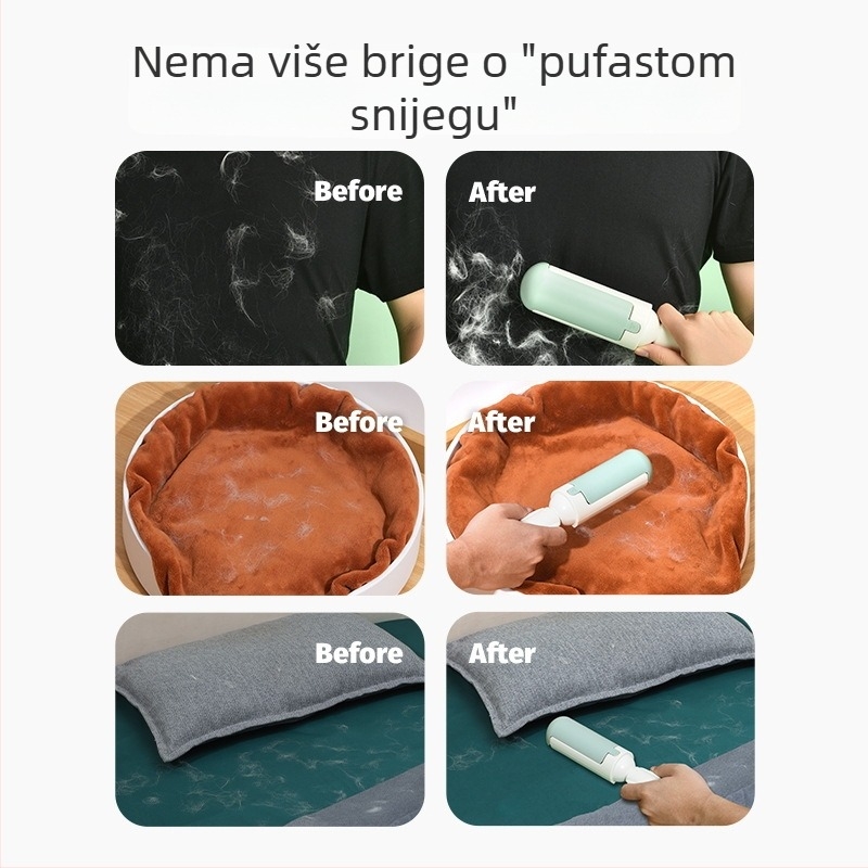 Pikewei Plastični Roller za Uklanjanje Dlaka Mačaka i Pasa – Za Kauč i Tepih
