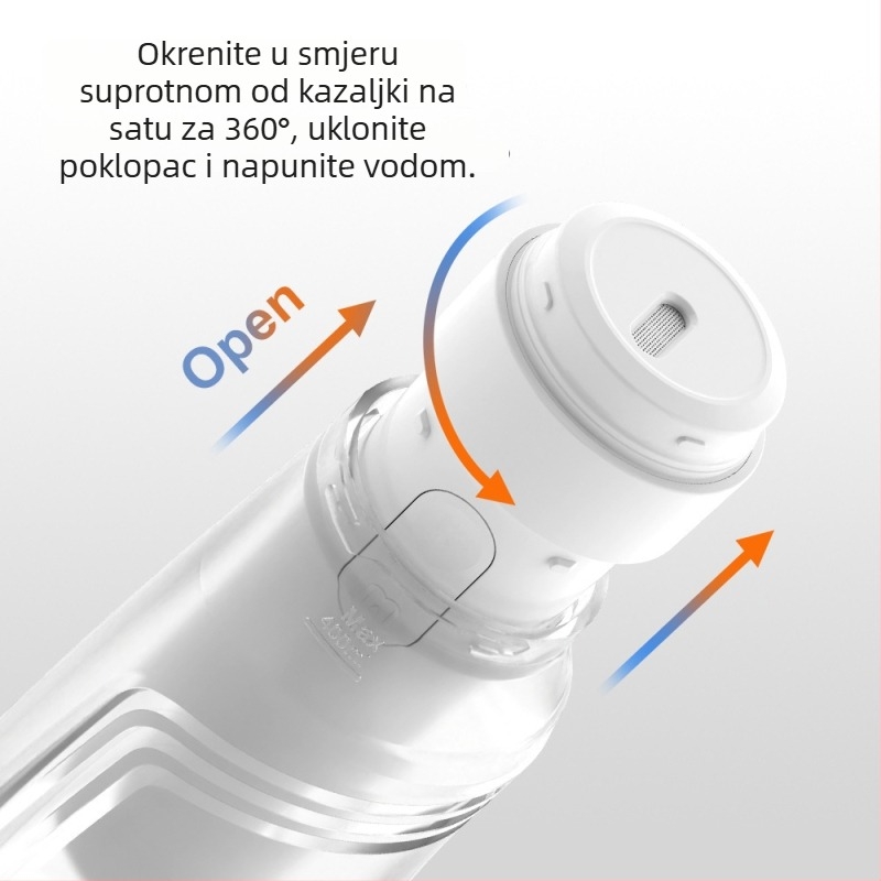 Prijenosni punjivi električni bidet za žene, ručna upotreba, medicinske klase, ABS+PC+silikon