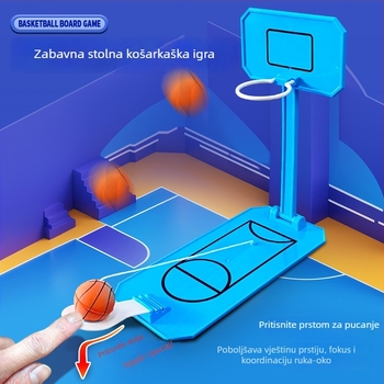 Desktop mini košarka za djecu — obrazovna, interaktivna i opuštajuća igračka; ABS materijal • One Happy World • unutarnja upotreba • razvoj koordinacije ruke i oka