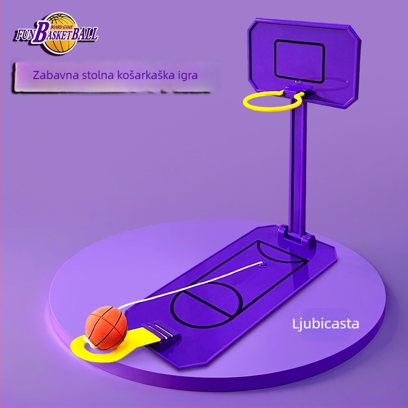 Desktop mini košarka za djecu — obrazovna, interaktivna i opuštajuća igračka; ABS materijal • One Happy World • unutarnja upotreba • razvoj koordinacije ruke i oka