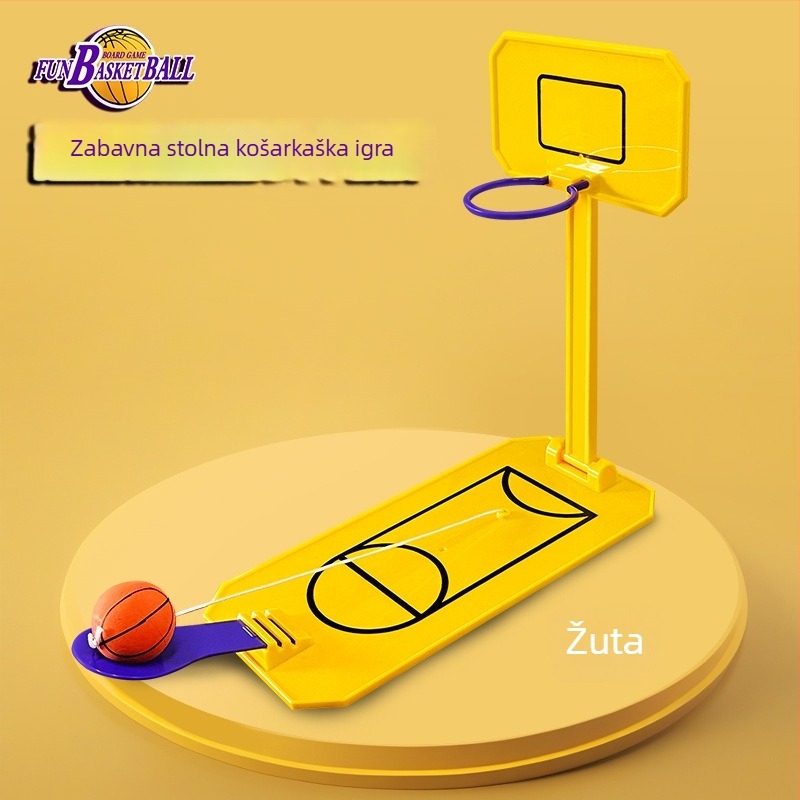 Desktop mini košarka za djecu — obrazovna, interaktivna i opuštajuća igračka; ABS materijal • One Happy World • unutarnja upotreba • razvoj koordinacije ruke i oka