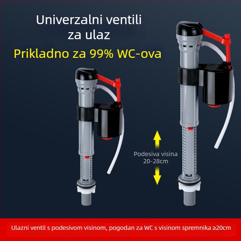Toaletni dovodni ventil s plovnim ventilom | materijal: POM | marka: Shengfeng Zhongsu | izravna instalacija | stil: moderni minimalistički