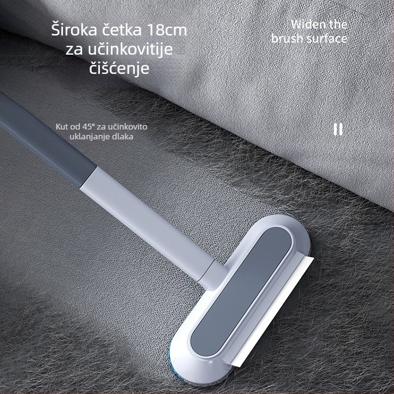Četka za uklanjanje dlaka kućnih ljubimaca za kratkodlake mačke – četka s lukom na glavi, za čišćenje tepiha, sofa i kreveta